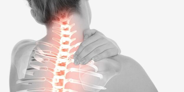 dolore al collo dovuto all'osteocondrosi
